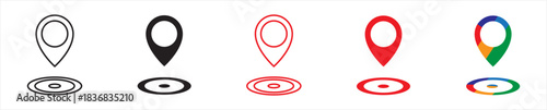 location icon. pin point. place. place sign. vector illustration. address indication. navigation apps.  GPS. for maps