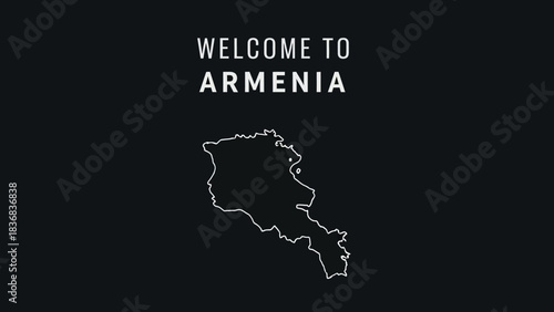 Welcome to Armenia map outline and text.