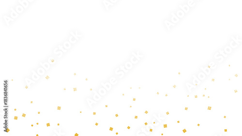 背景透過の金色の箔散らし