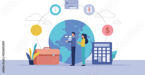 Global Financial Transactions and Business Management.