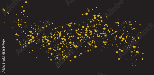 Gold Glittering Stars Dust Background, Shiny Bokeh Light Particles, Sparkles and Luminous Dots on Black, Christmas Glow Texture,sparkle, light, star, glow, abstract, magic, glittering, dust, overlay