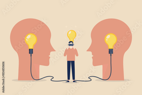 Virtual reality connecting ideas and minds with innovation and technology