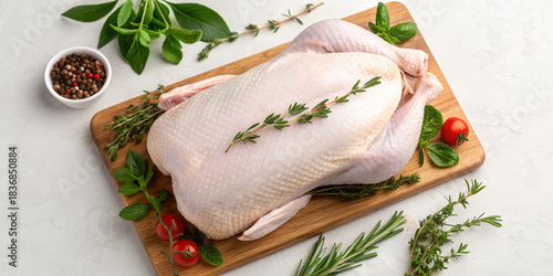 raw chicken breast with vegetables