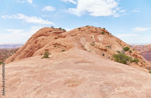 Upheaval Dome in Canyonlands' Island in The Sky district