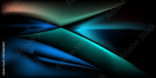 technology background;An electric blue and magenta wave crashes upon a dark horizon, creating a stunning geological phenomenon background