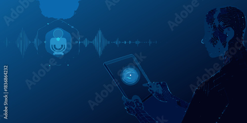 Ai assistant with voice recognition and digital tablet interface