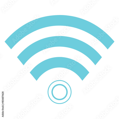 WebContemporary Wi-Fi Symbol Illustration