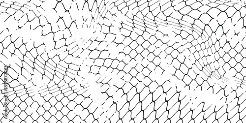 Mesh texture for fishing nets. Grunge pattern for sportswear or soccer goal, volleyball net, basketball hoop, hockey, athletics. Grunge  texture