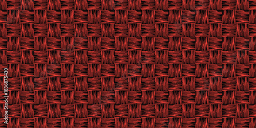 abstract red illustration checkered. Dark endless background. Red chess pattern eps10