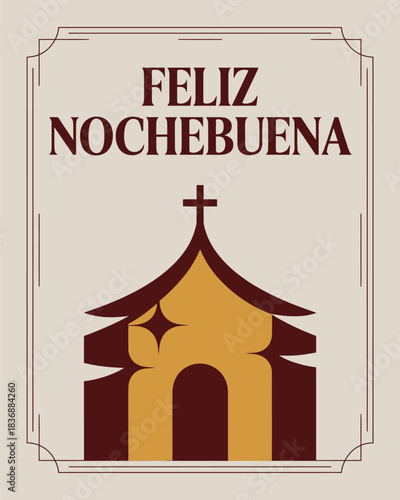 Feliz Nochebuena Church Celebration Christmas Eve