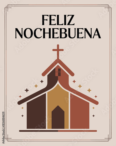 Feliz Nochebuena Church Celebration Christmas Eve