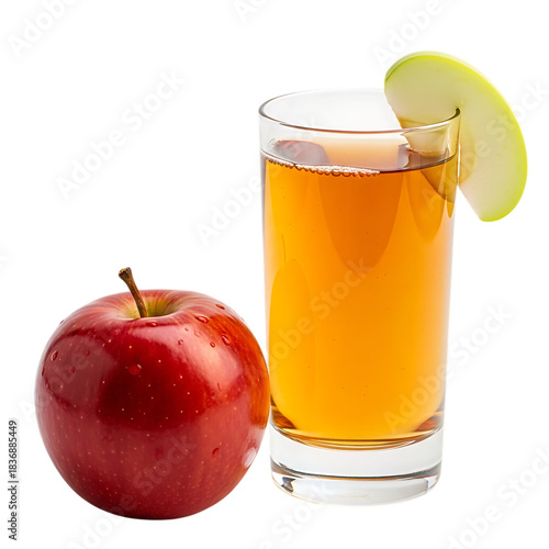 apple juice and apple