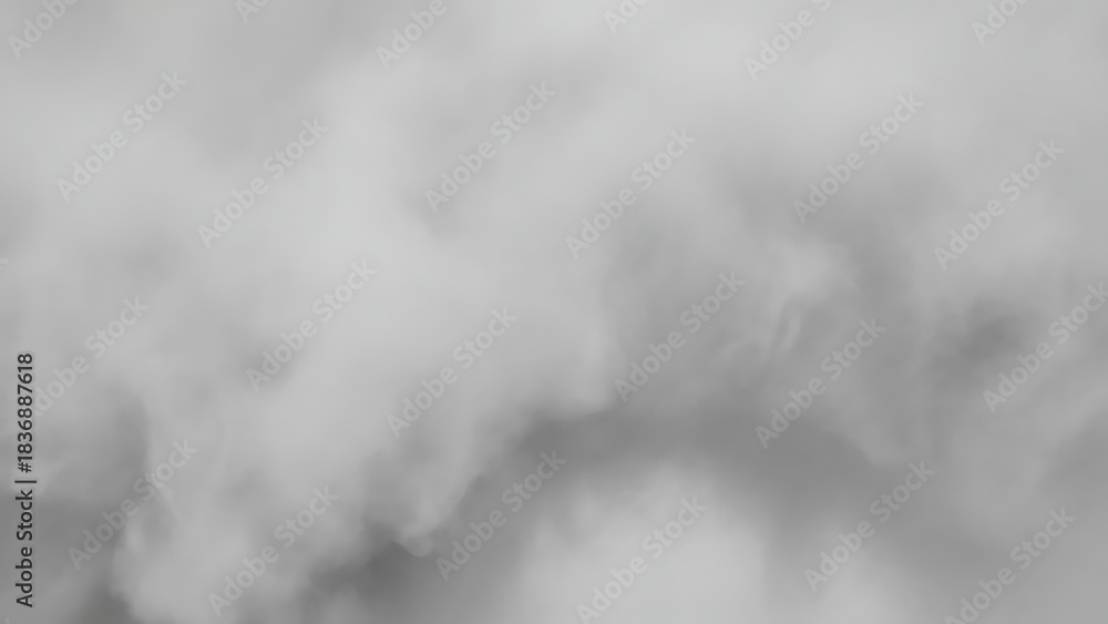 Fototapeta premium Abstract swirls of light gray smoke or mist