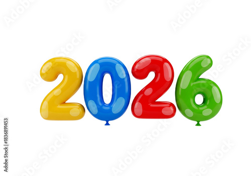 2026 PNG Transparent Text Design