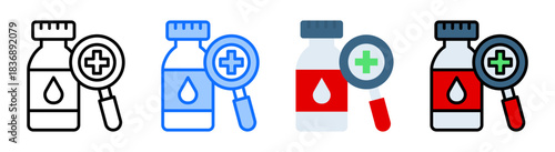 Medical Research Icon Collection Set Multiple Style