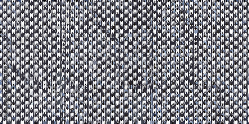 Dense pattern of stylized tulips in shades of white and dark blue