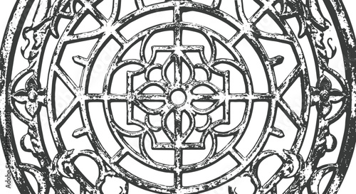 Ventilator vector illustration of an old building.