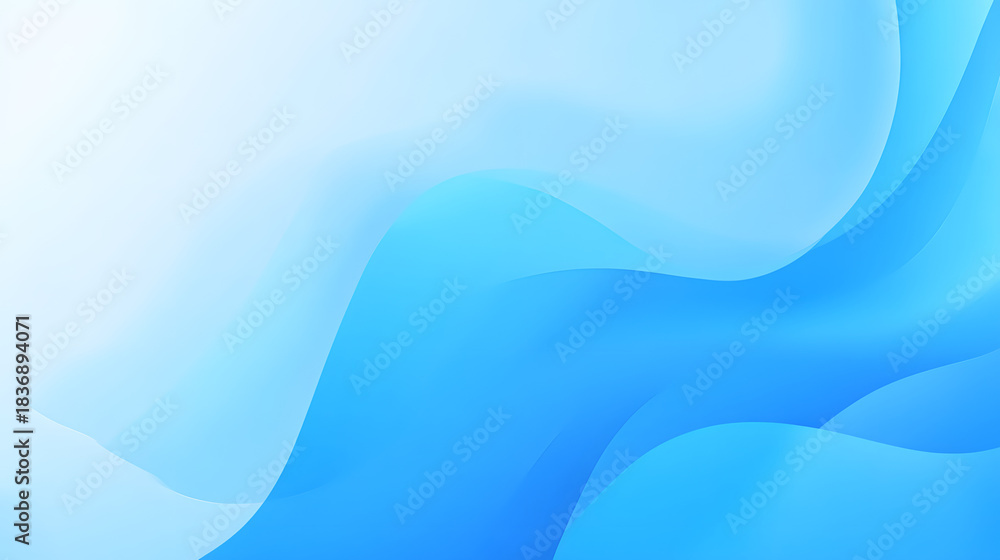 Fototapeta premium BlueAbstractWaveBackground