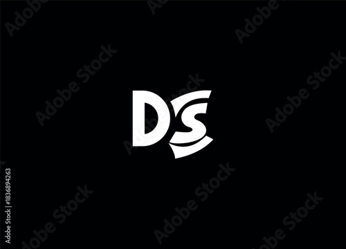 DS initial logo design and creative logo