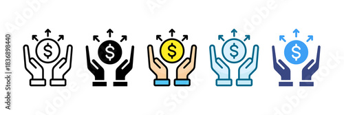 Market Opportunity Icon Set Multiple Style Collection