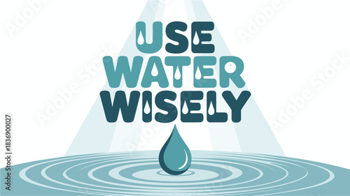 Water day concept vector illustration. World water day 2026