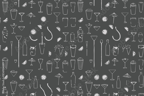 beverage summer refreshment seamless wallpaper and wrapping