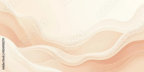 Abstract pink wavy background with flowing silk texture