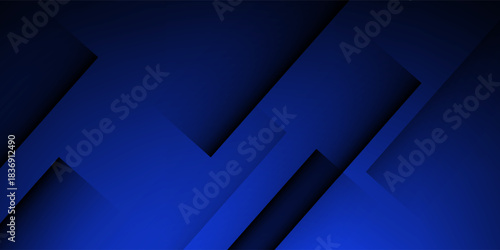 Black dark navy blue silver abstract pattern background. Geometric shape. Line triangle angle fold polygon diamond 3D simple abstract modern