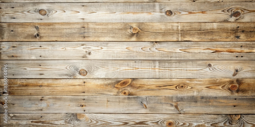 Naklejka premium Rustic Weathered Wooden Planks Background Texture A Seamless Image Ideal for Design Projects