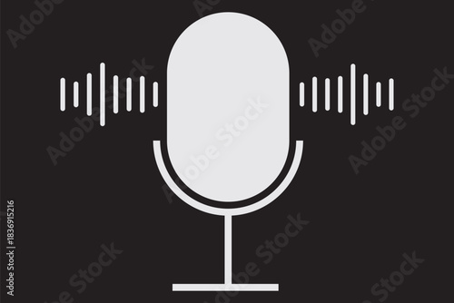 Set of line Microphone icons. Different variant podcast microphone. Karaoke mic web and mobile app icon. Voice, recording Studio Symbol collection. Logo template for many purpose. Vector illustration