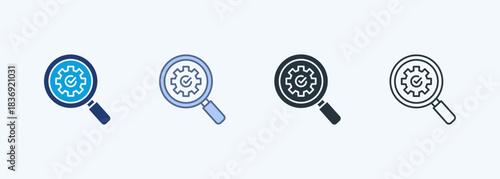 Search Optimization Multiple Style Icon Collection 