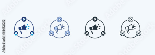 Viral Content Multiple Style Icon Collection 