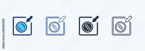 Internal Linking Multiple Style Icon Collection 