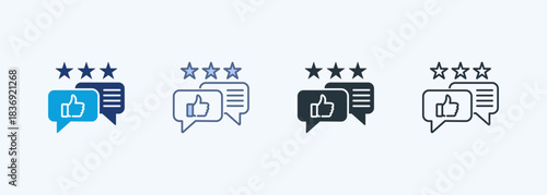 Feedback Multiple Style Icon Collection 