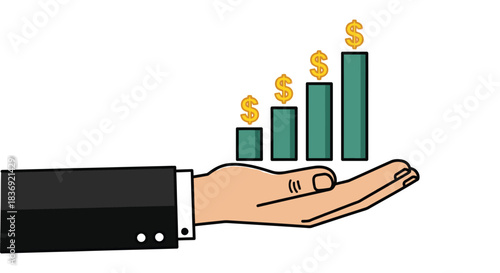 Business growth and financial success in modern economy