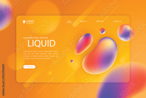 Abstract Liquid Shape UI/UX Background.
Fluid Abstract Landing Page Template.
Modern Liquid Design Background for Web.
Vibrant Gradient Blob Web Banner.