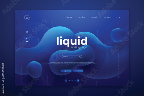 Abstract Liquid Shape UI/UX Background.
Fluid Abstract Landing Page Template.
Modern Liquid Design Background for Web.
Vibrant Gradient Blob Web Banner.