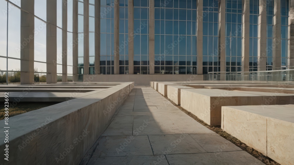Obraz premium Feeling small in the city? let's explore the urban landscape together! what do you think of this view?