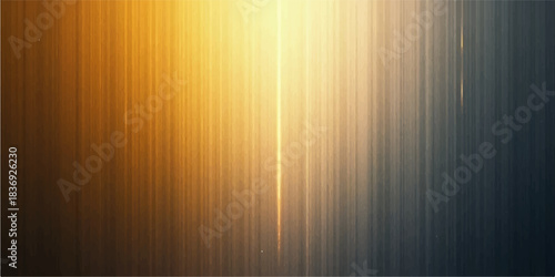 Abstract gold background design with vintage rays texture and gradient light pattern illustration