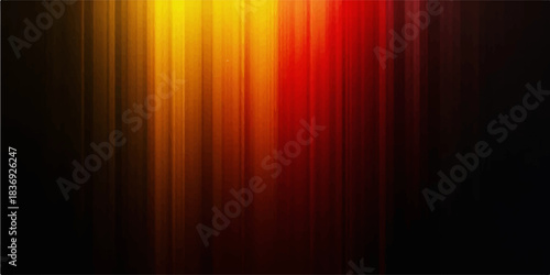 Abstract colourful light stripe design pattern on a dark stage backdrop