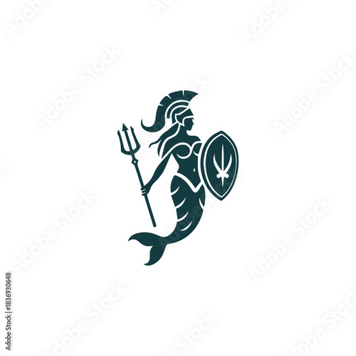 Mermaid Warrior Logo