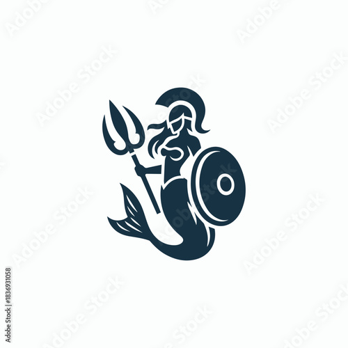 Mermaid Warrior Logo