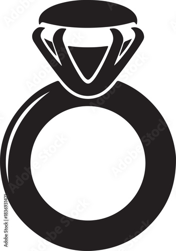 Classic Diamond Ring Silhouette jewelry engagement