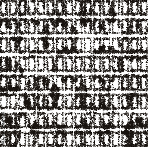 The noisy texture consists of shaggy rectangular masses.