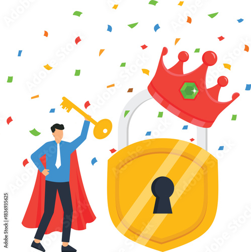 Businessman aiming arrow at target for business goal achievement marketing strategy success concept ambition focus hitting the mark objective