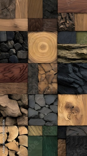 featuring wood plank textures for a cozy natural interior feeling