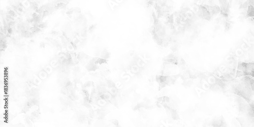 White and grey watercolor background painting with cloudy distressed texture, Grunge clouds or smog texture with stains, Abstract grunge white or grey watercolor painting background,