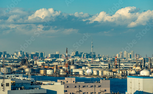 神奈川県川崎市東扇島の風景