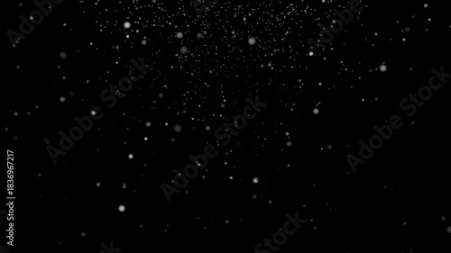Snow-Up Effect Moving, Transparent Background, HD Snow Animation