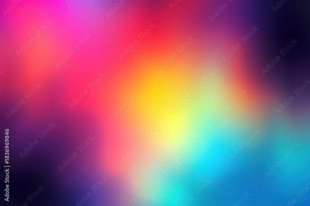 Obraz premium Vibrant Colors, Abstract Light Spectrum